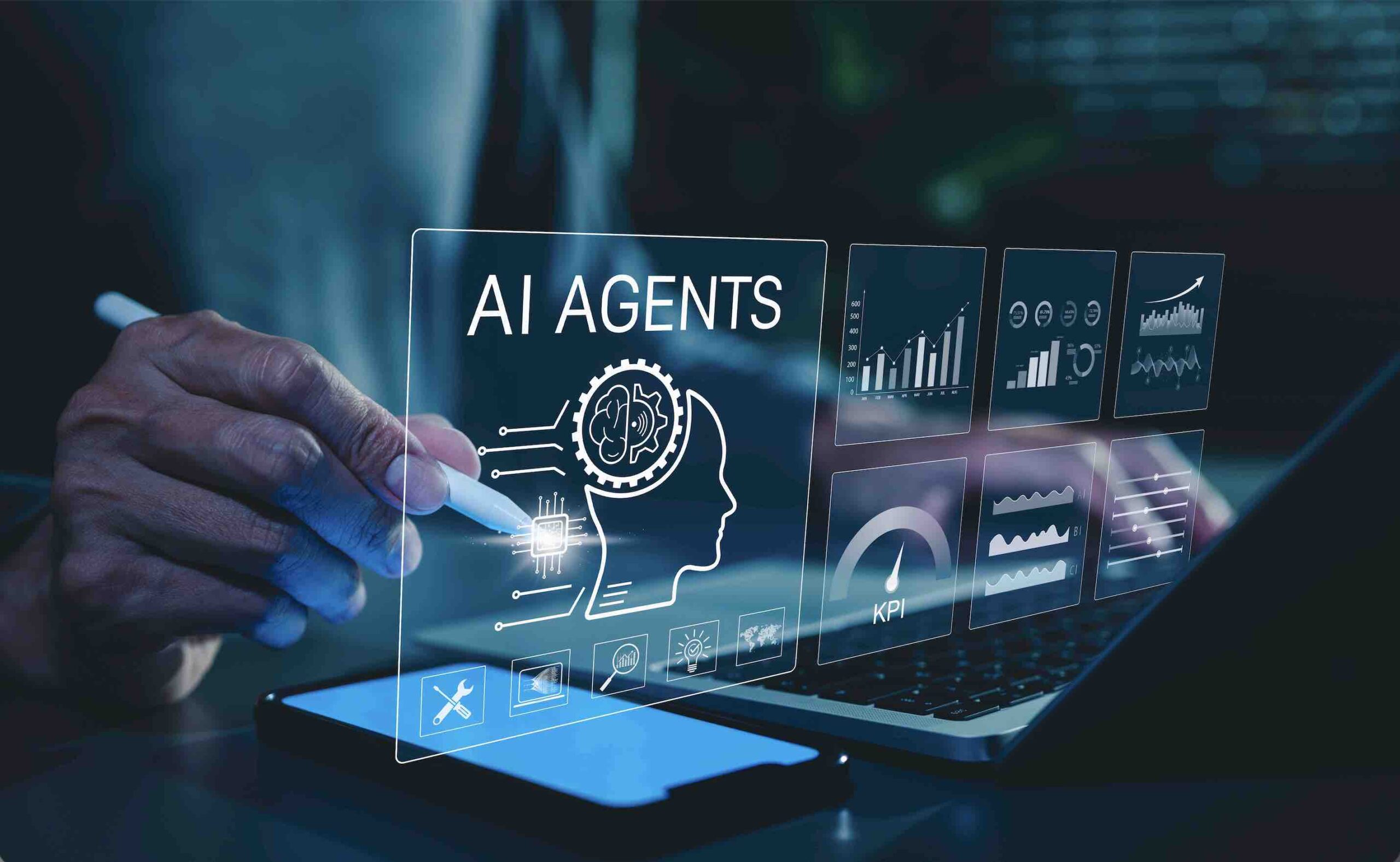 Developer building an AI-powered application interface