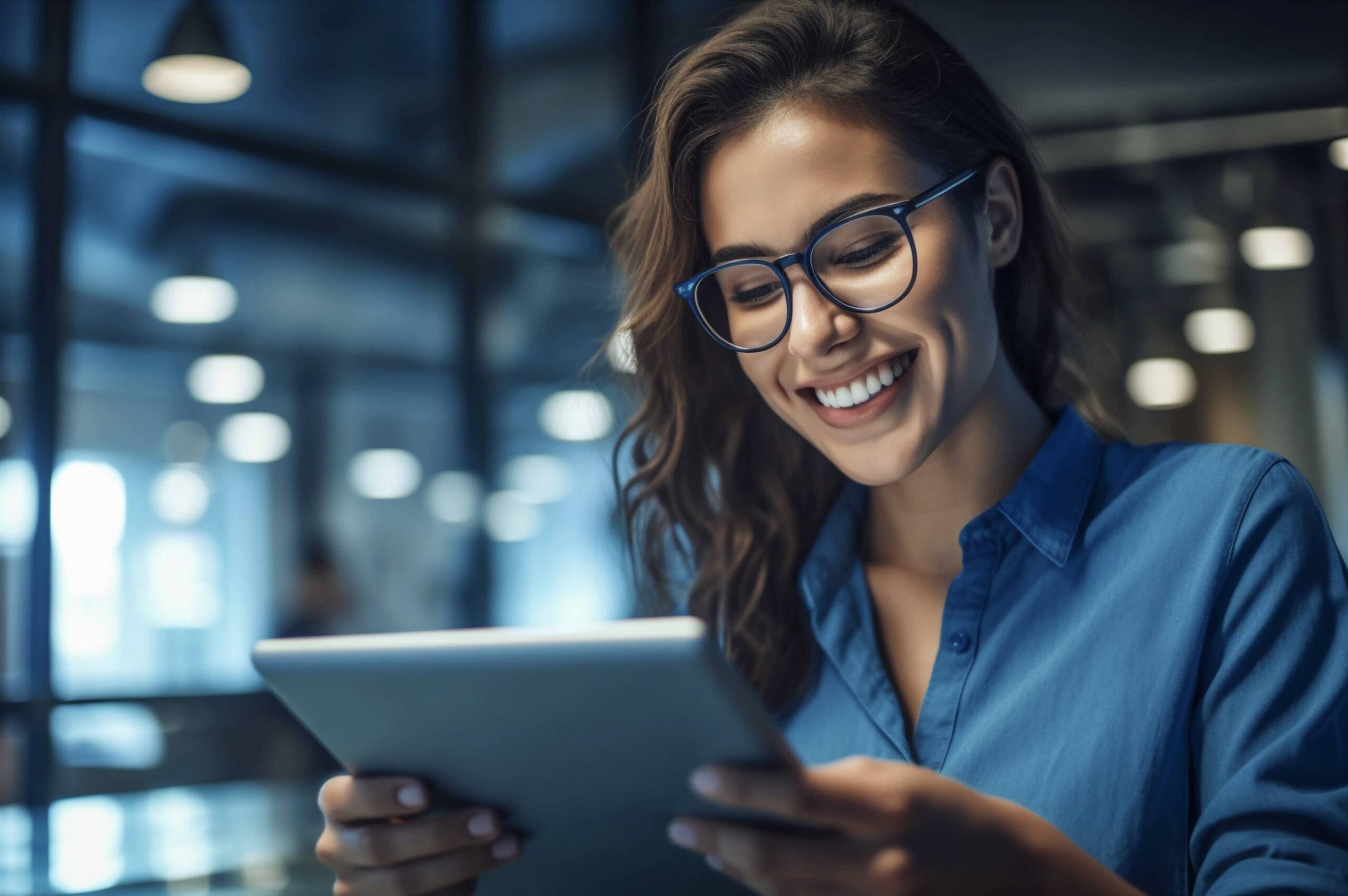 Clinician reviewing automatically collected patient metrics